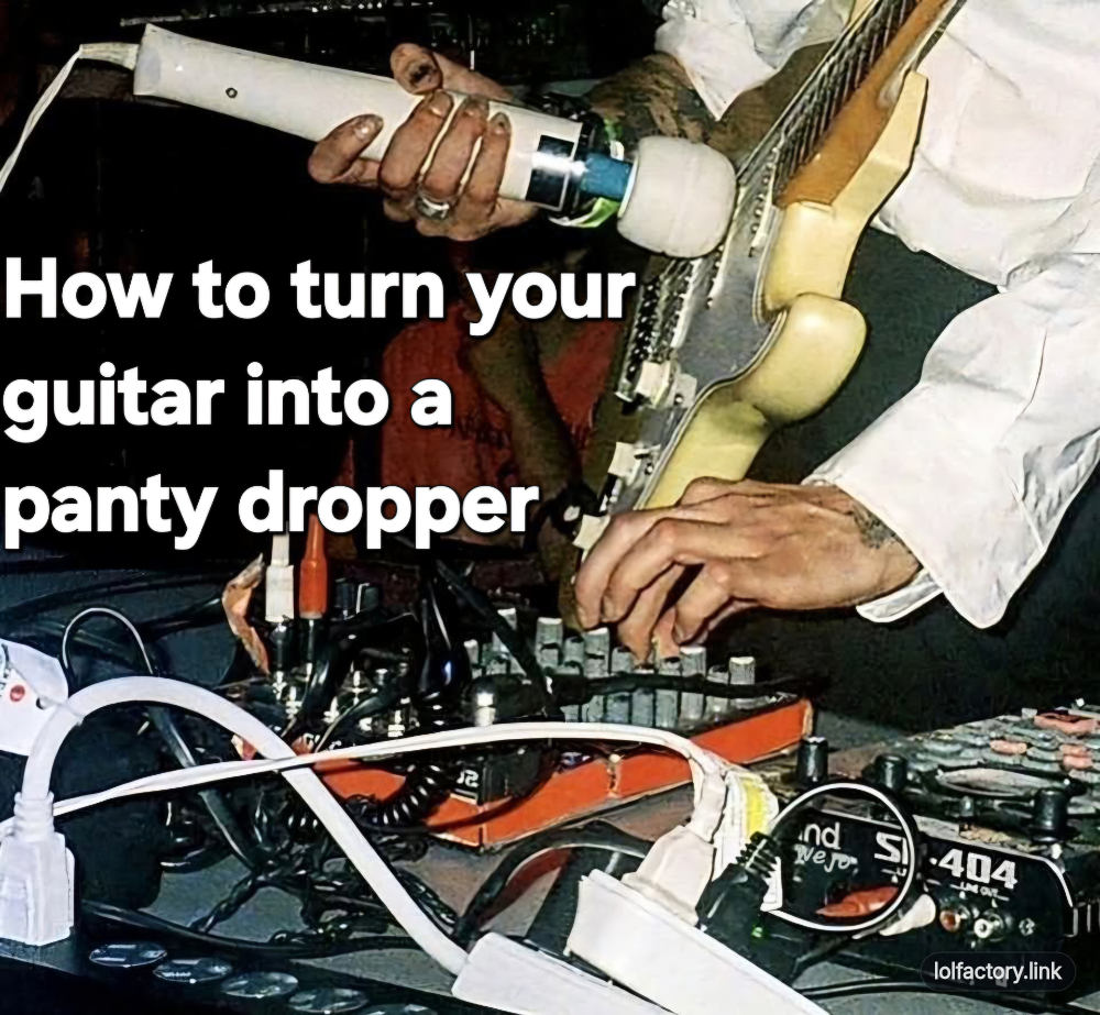 Guitar Panty Dropper Vibe