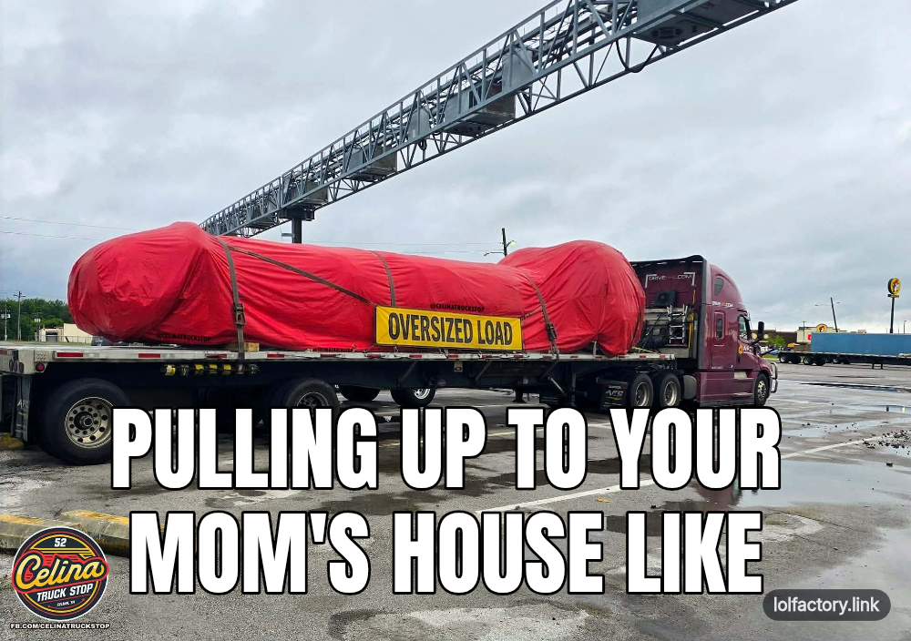 Pulling up to your Mom's house
