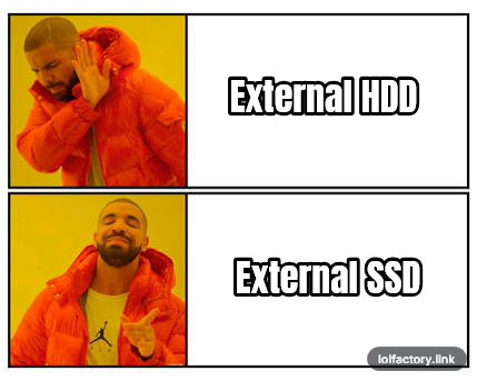 External SSD vs External HDD